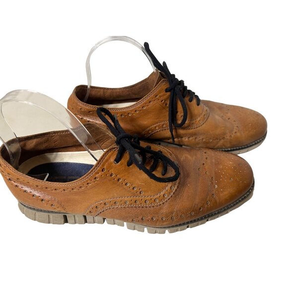 Cole Haan Mens Zerogrand Wing OX Leather Oxford Shoe Size 9 1/2M - Picture 3 of 14